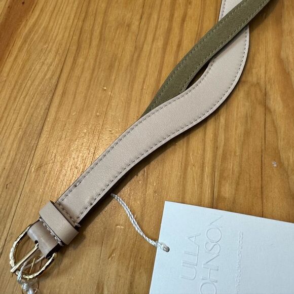 $425 Ulla Johnson Womens Beech Colorblock Wave Leather Belt Size PS NWT main image 7